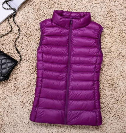 Stylish Women's Puffer Vest - Lightweight & Chic (One Piece)