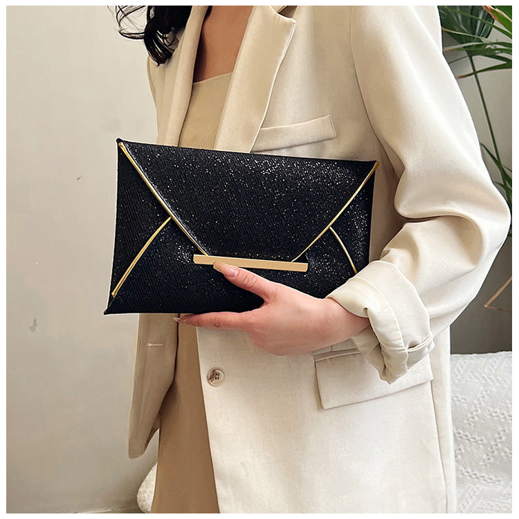 Women's Evening Clutch Bag with Sparkling Sequins