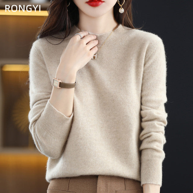 Wool Knitted Sweater for Women