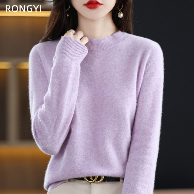 Wool Knitted Sweater for Women