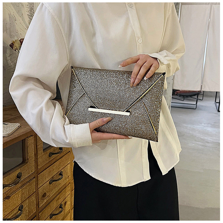 Women's Evening Clutch Bag with Sparkling Sequins